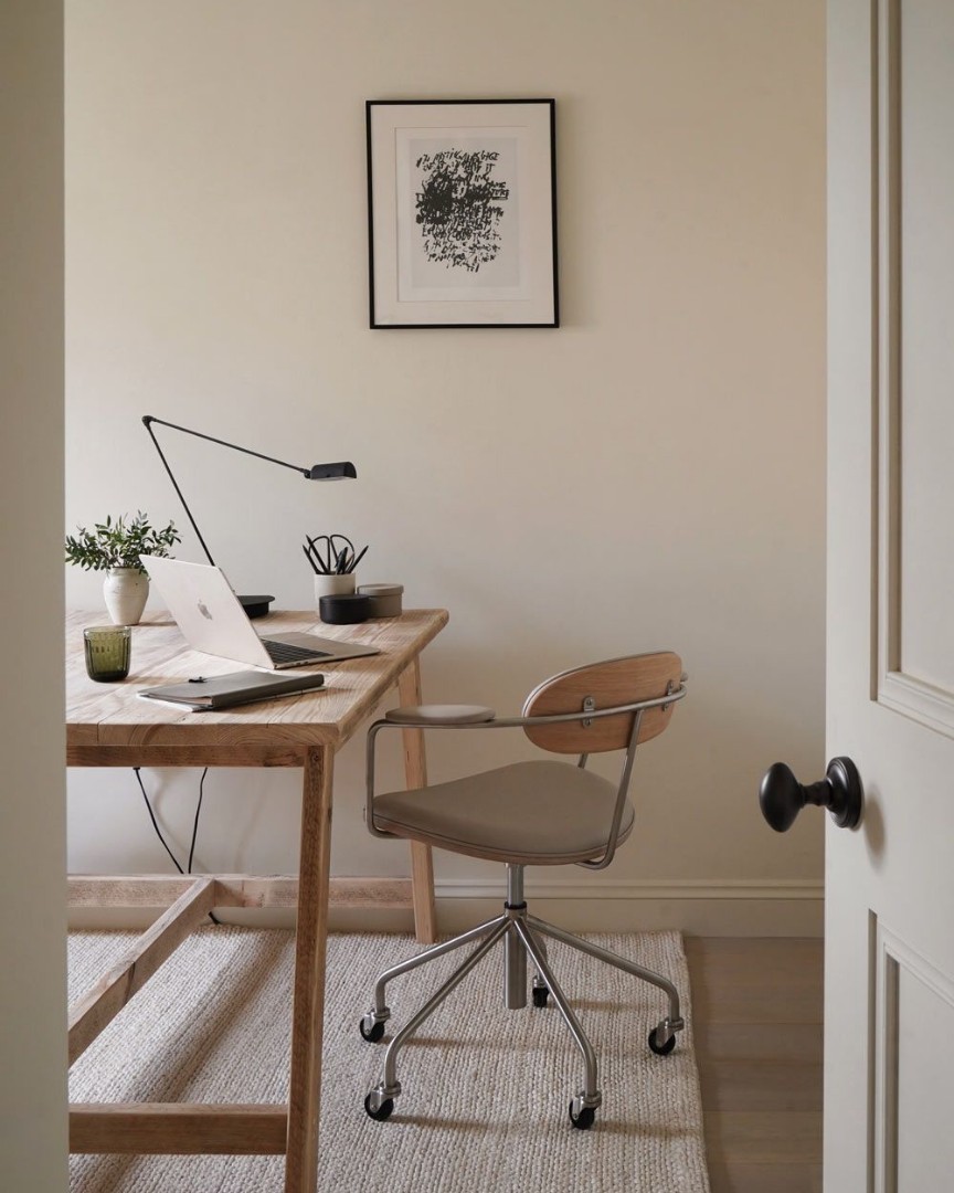 A calm, editorial workspace